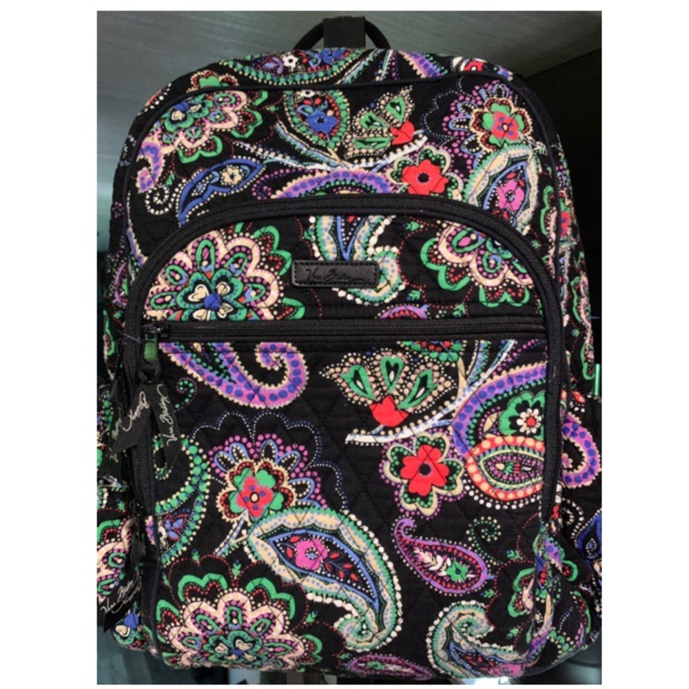 Vera Bradley Iconic Campus Kiev Paisley Backpack